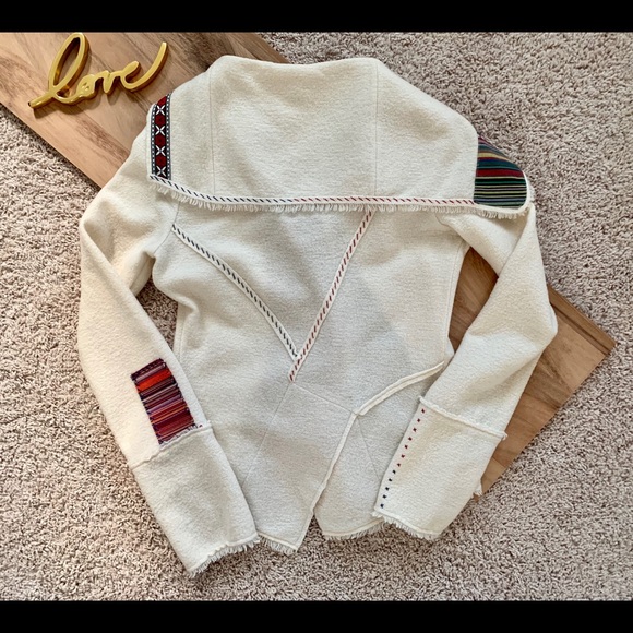 Anthroplogie Sparrow boiled wool coat - Picture 3 of 8